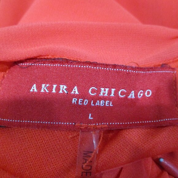 Akira Chicago Criss-Cross Neckline Open Back Bodysuit - Picture 5 of 6